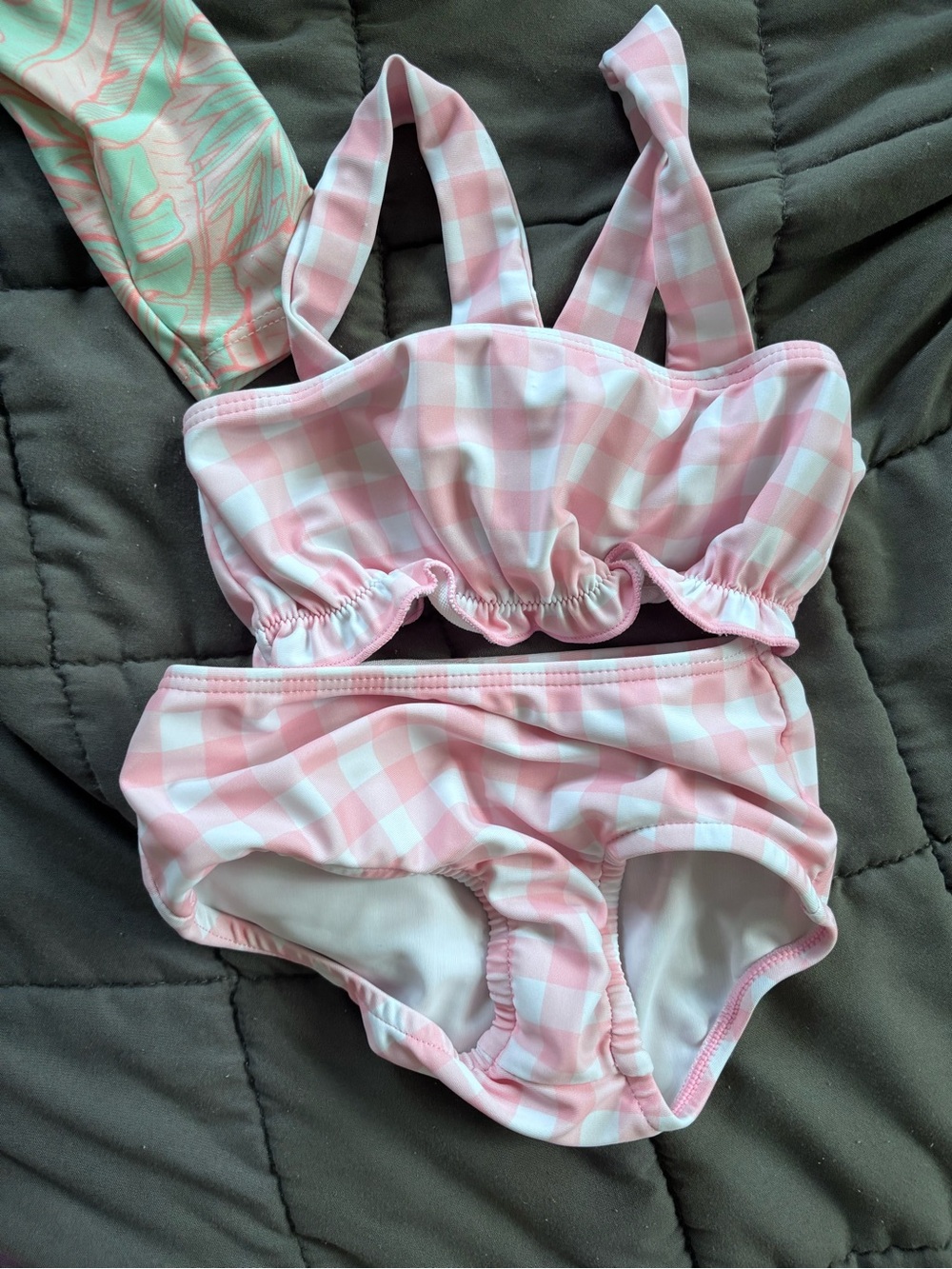 Baby Girl 9-12month Swimsuit, Bikini, Rashguard Bundle for beach, pool - Picture 7 of 8